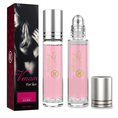 Women Pheromone Perfume - 2 Pcs Phero Perfume Long-Lasting and Addictive Personal Roll-On Pheromone Perfume Cologne Oil Fragrance for Women to Attract Men