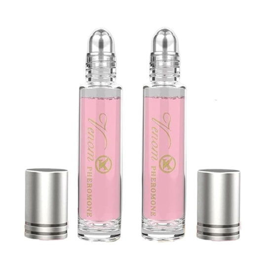 2Pcs Women Pheromone Perfume - Phero Perfume Long-Lasting and Addictive Personal Roll-On Pheromone Perfume Cologne Oil Fragrance for Women Girls