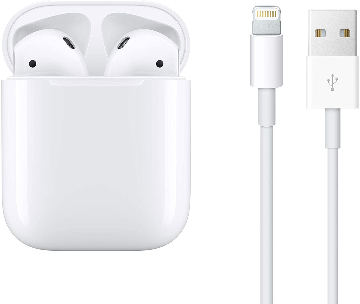 Airpods (2Nd Generation) Wireless Ear Buds, Bluetooth Headphones with Lightning Charging Case Included, over 24 Hours of Battery Life, Effortless Setup for Iphone