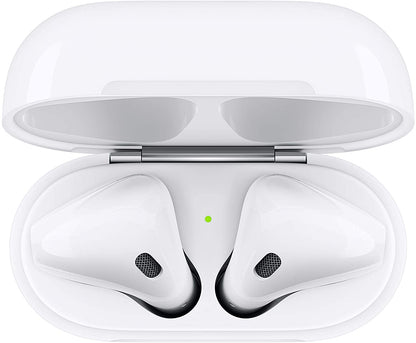 Airpods (2Nd Generation) Wireless Ear Buds, Bluetooth Headphones with Lightning Charging Case Included, over 24 Hours of Battery Life, Effortless Setup for Iphone