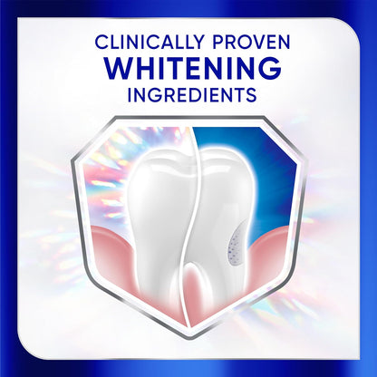 Clinical White Toothpaste Clinically Proven Whitening for Sensitive Teeth, Stain Protector, 3.4 Oz X 3