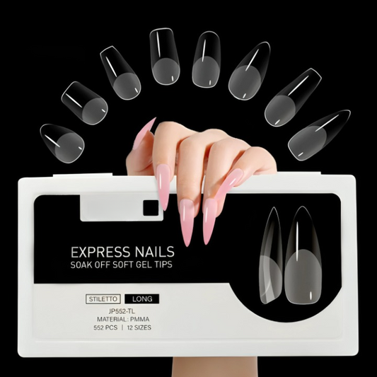 Express Glam Nail Kit: 552-Piece Variety Set