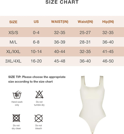 Women'S 3 Piece Bodysuits Shapewear Tummy Control Body Suits Ribbed Square Neck Sleeveless Tank Tops