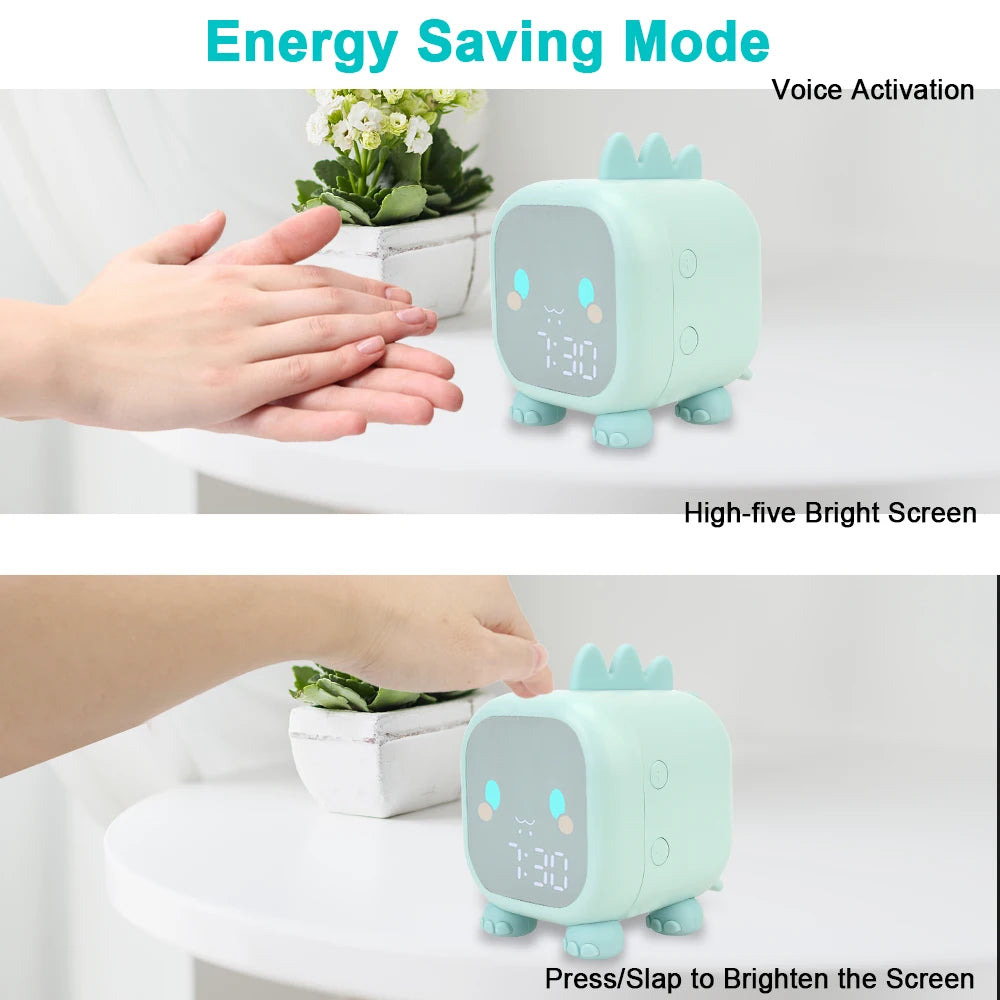 Bedside LED Alarm Clock for Kids