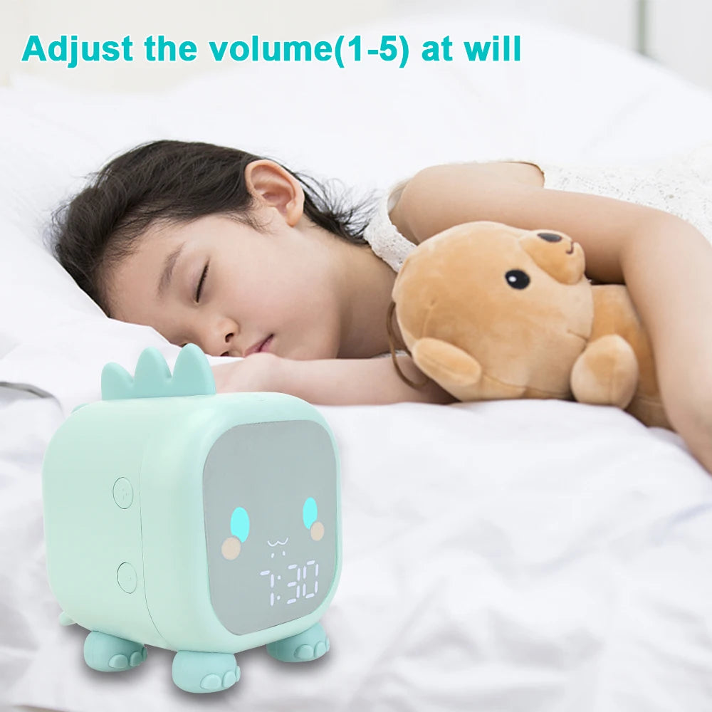 Bedside LED Alarm Clock for Kids